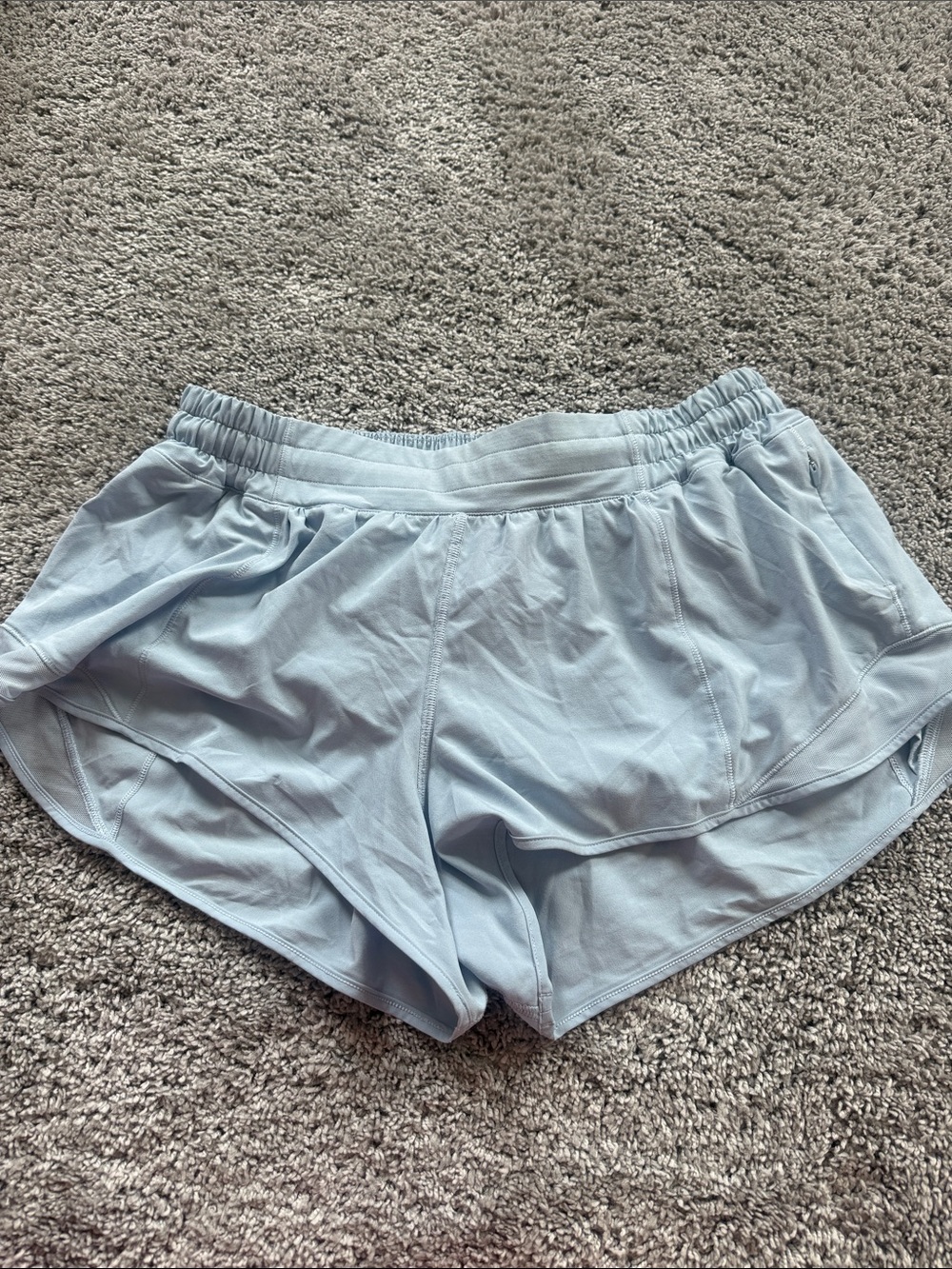 lululemon athletica Light Blue Women's Athletic Shorts
